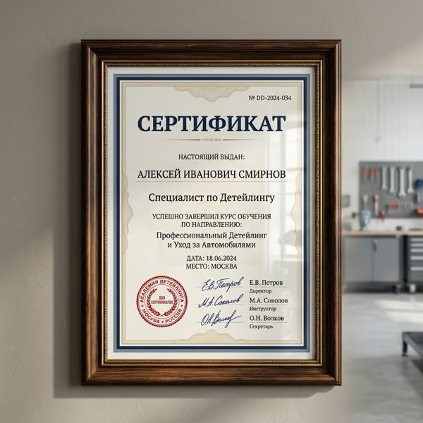 Сертификат 2